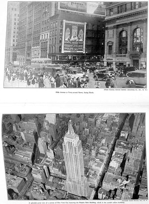 "New York- The World's Greatest City: Thoroughly Illustrated" 1931
