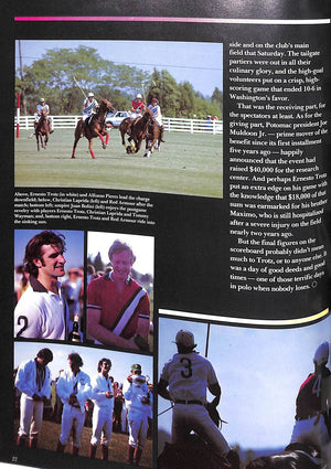 "Polo Magazine Meadowbrook Then and Now" August, 1985 (SOLD)