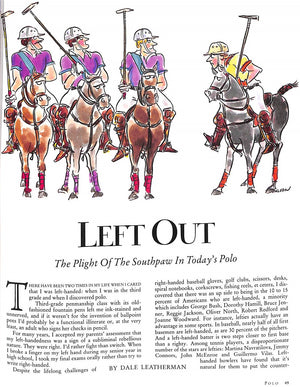 "Polo Magazine October 1989" (SOLD)