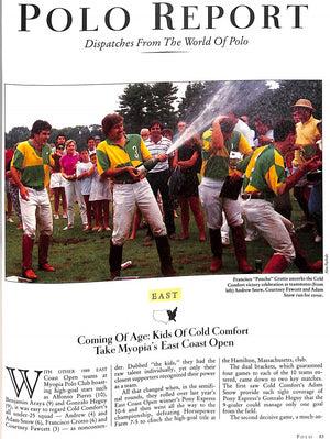 "Polo Magazine October 1989" (SOLD)