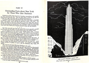 "New York The Giant City: An Introduction To New York" 1939 PORTOR, Laura Spencer