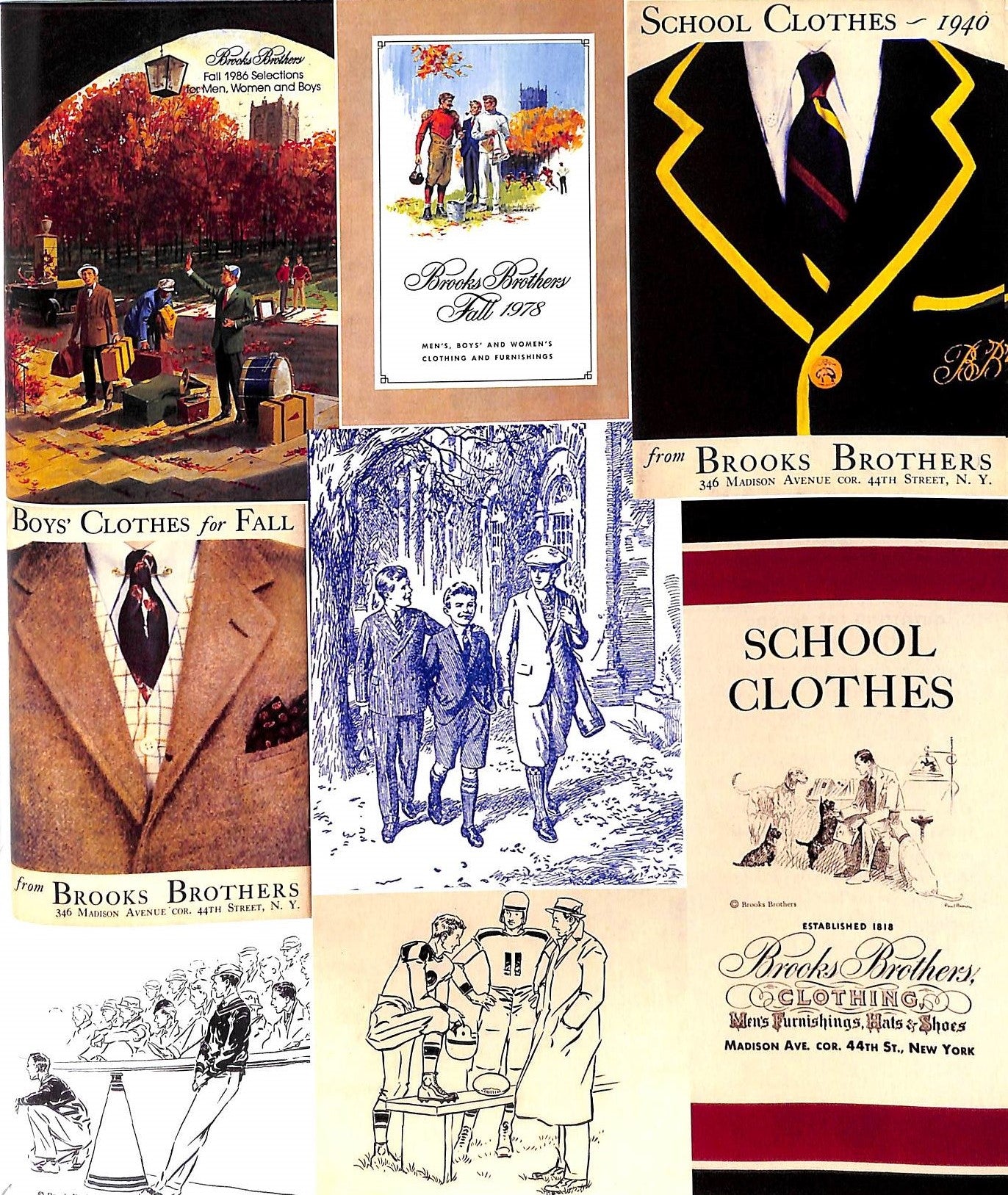 "Brooks Brothers Back To Campus, Back To Town" 2010 Catalog (SOLD)