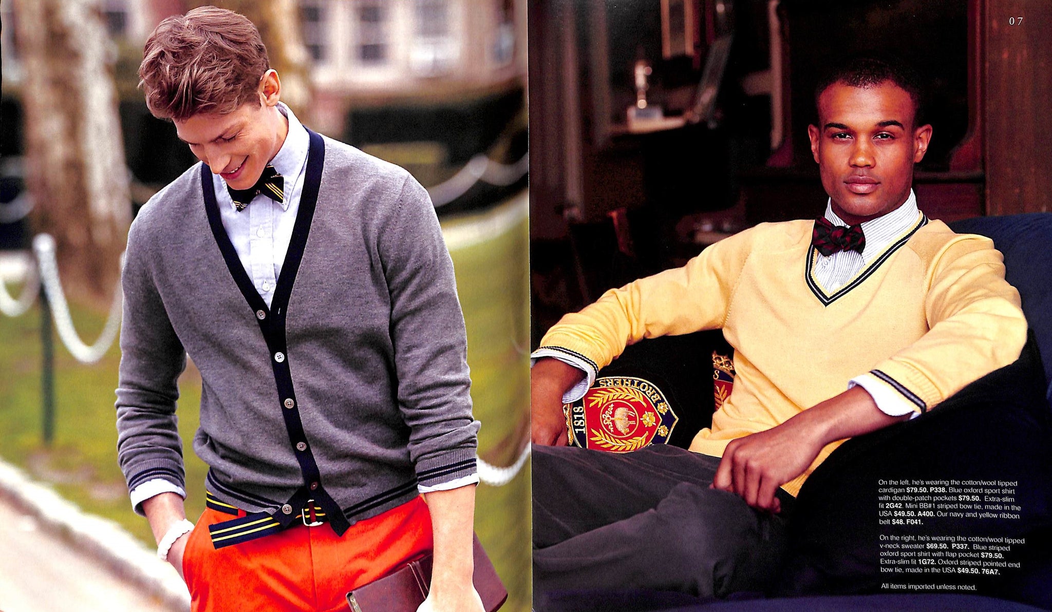 "Brooks Brothers Back To Campus, Back To Town" 2010 Catalog (SOLD)