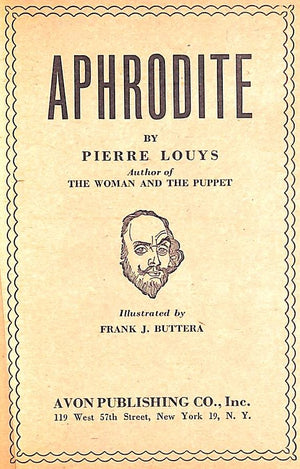 "Aphrodite" 1950 LOUYS, Pierre