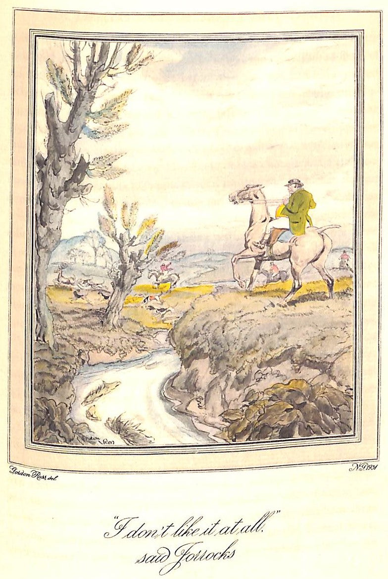 "The Jaunts And Jollities Of That Renowned Sporting Citizen Mr. John Jorrocks" 1932 SURTEES, R.S.