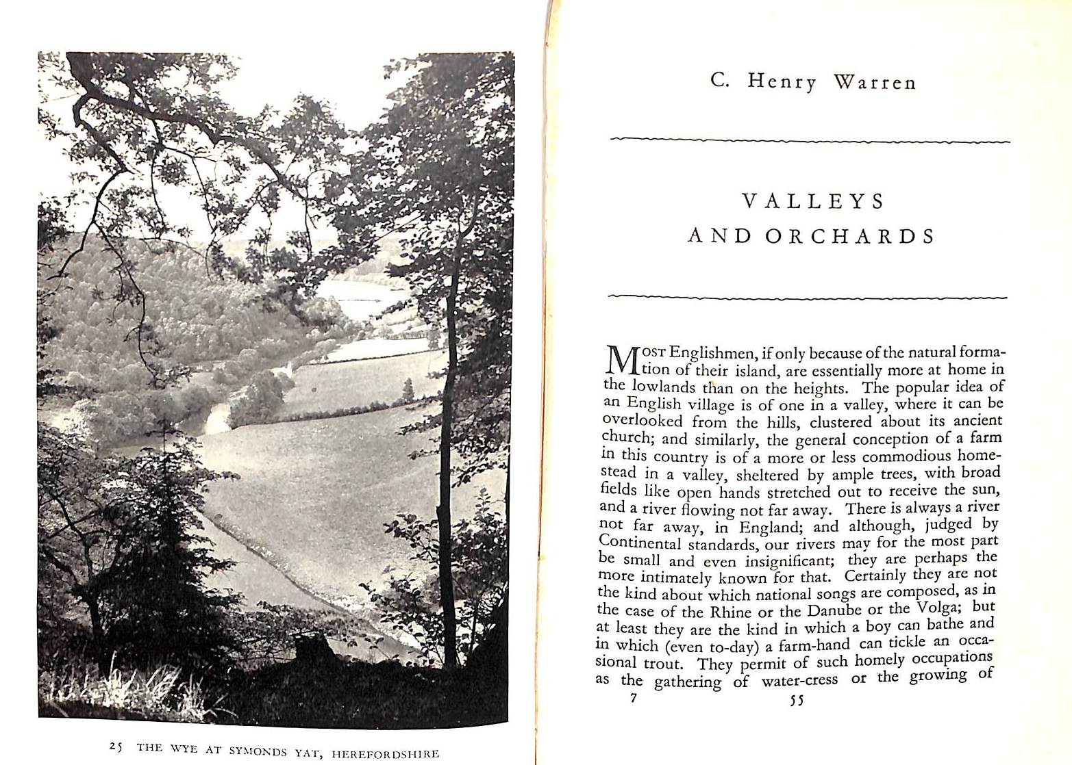 "Rural England: A Survey Of Its Chief Features" 1939 MASSINGHAM, H.J.