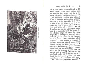 "The Book Trout and the Determined Angler" 1970 BRADFORD, Charles Barker