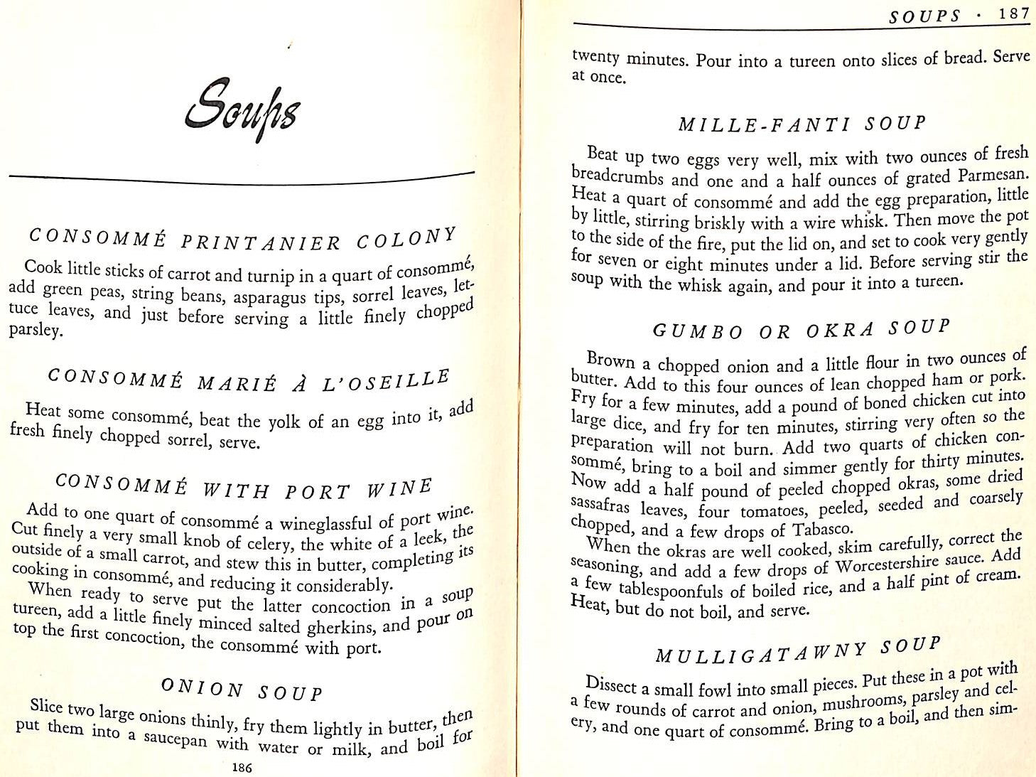 "The Colony: Portrait Of A Restaurant- And Its Famous Recipes" 1945 BRODY, Iles