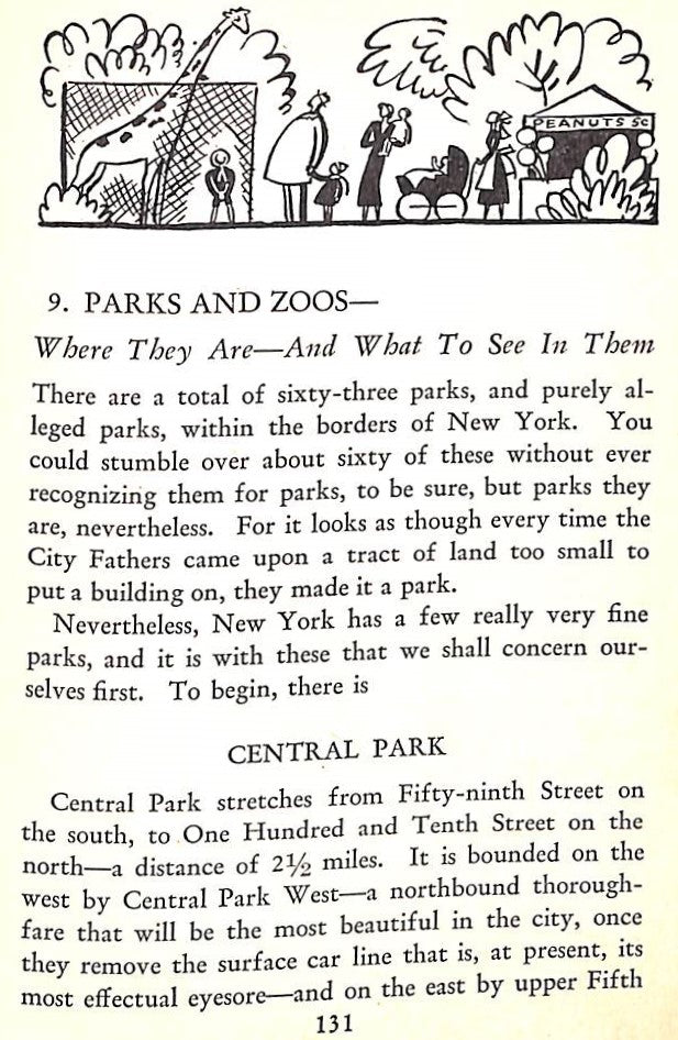 "All About New York: An Intimate Guide" 1931 JAMES, Rian