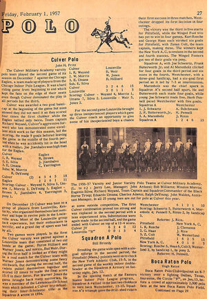 "The Chronicle USET Annual Report Issue February 1, 1957" (SOLD)