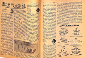 "The Chronicle USET Annual Report Issue February 1, 1957" (SOLD)