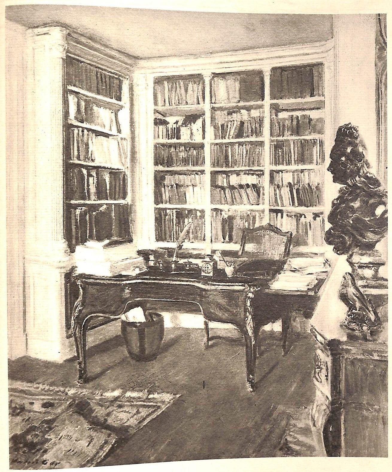 "Walter Gay: Paintings Of French Interiors" 1920 GALLATIN, Albert Eugene