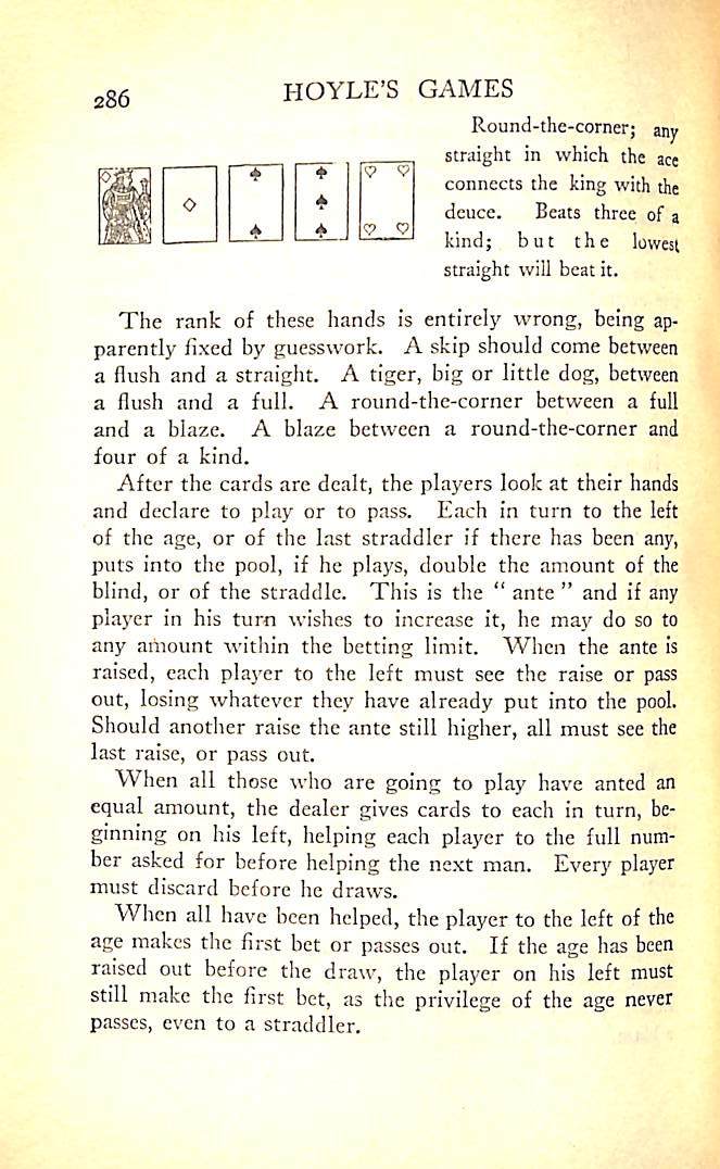 "Hoyle's Games" 1926 FOSTER, R.F.