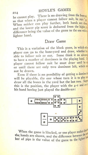 "Hoyle's Games" 1926 FOSTER, R.F.
