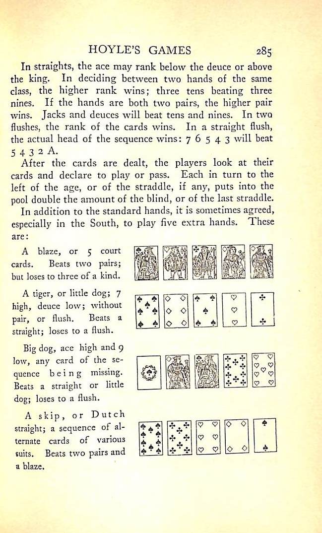 "Hoyle's Games" 1926 FOSTER, R.F.