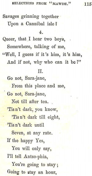"The Song Of Milkanwatha" 1856 HENDERSON, Marc Antony
