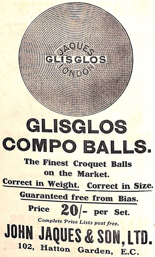 "Modern Croquet Tactics: Together With The Laws" 1912 LOCOCK, C.D.