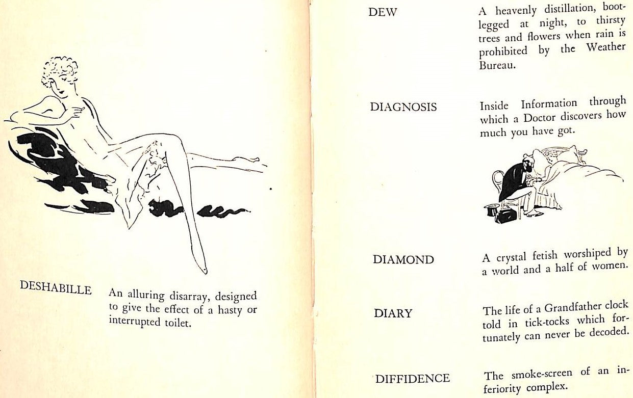 "The Deb's Dictionary" 1931 HERFORD, Oliver
