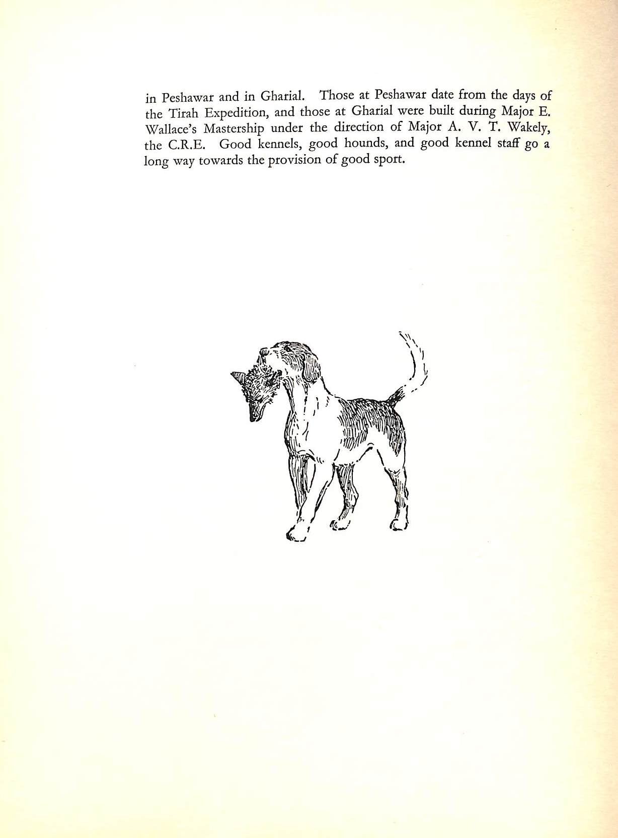 "The P.V.H." 1934 Captain and Bt. Major HURST, G.S., M.F.H. Royal Signals (SOLD)