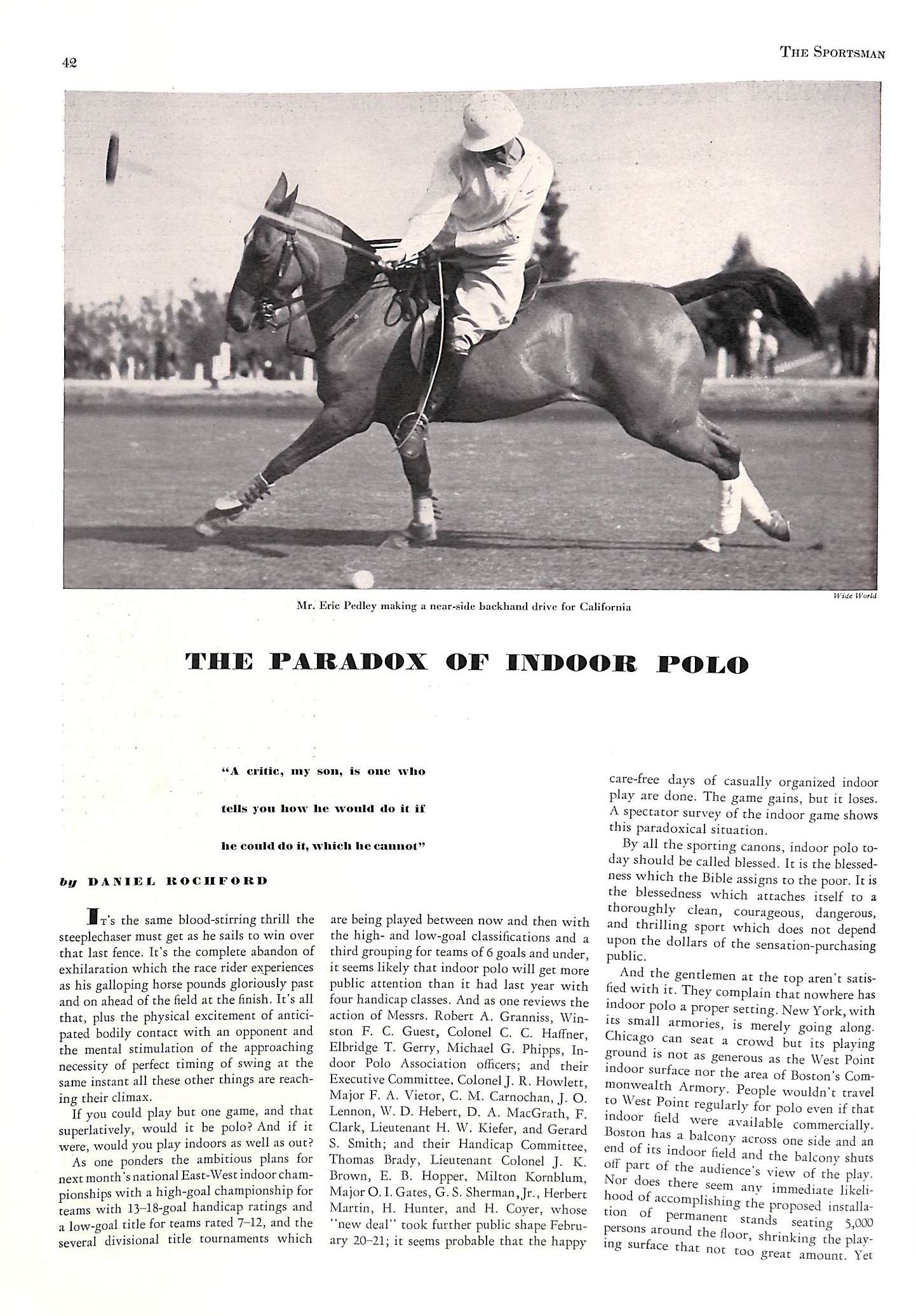 "The Sportsman: March, 1934"