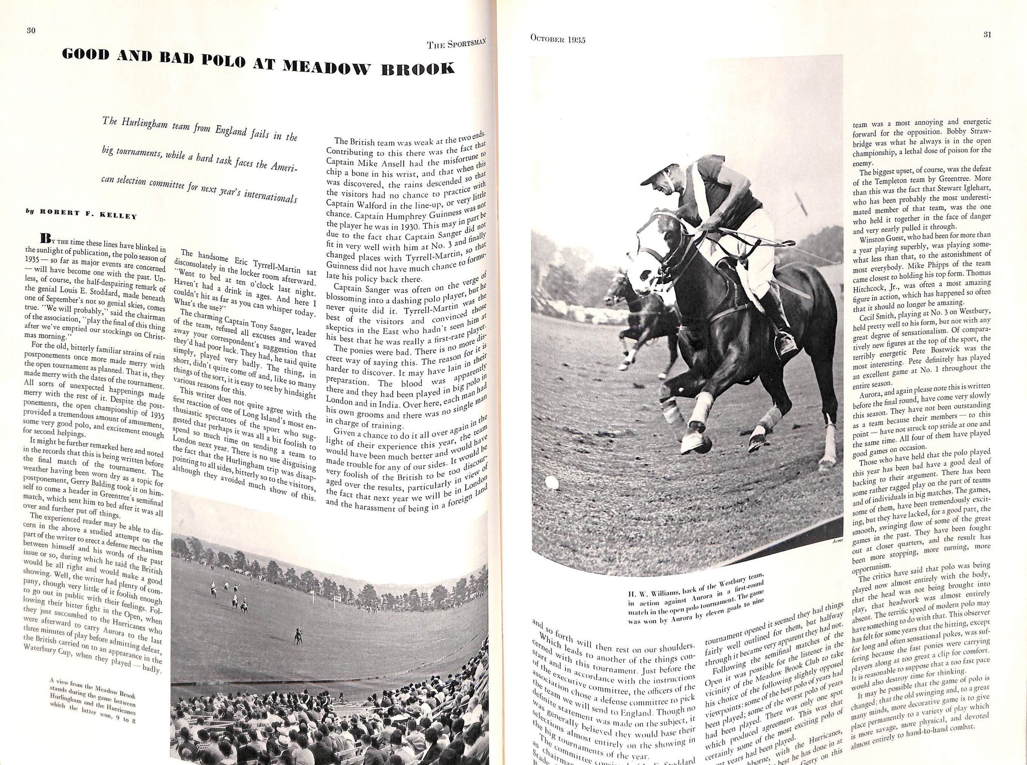 "The Sportsman: October, 1935"