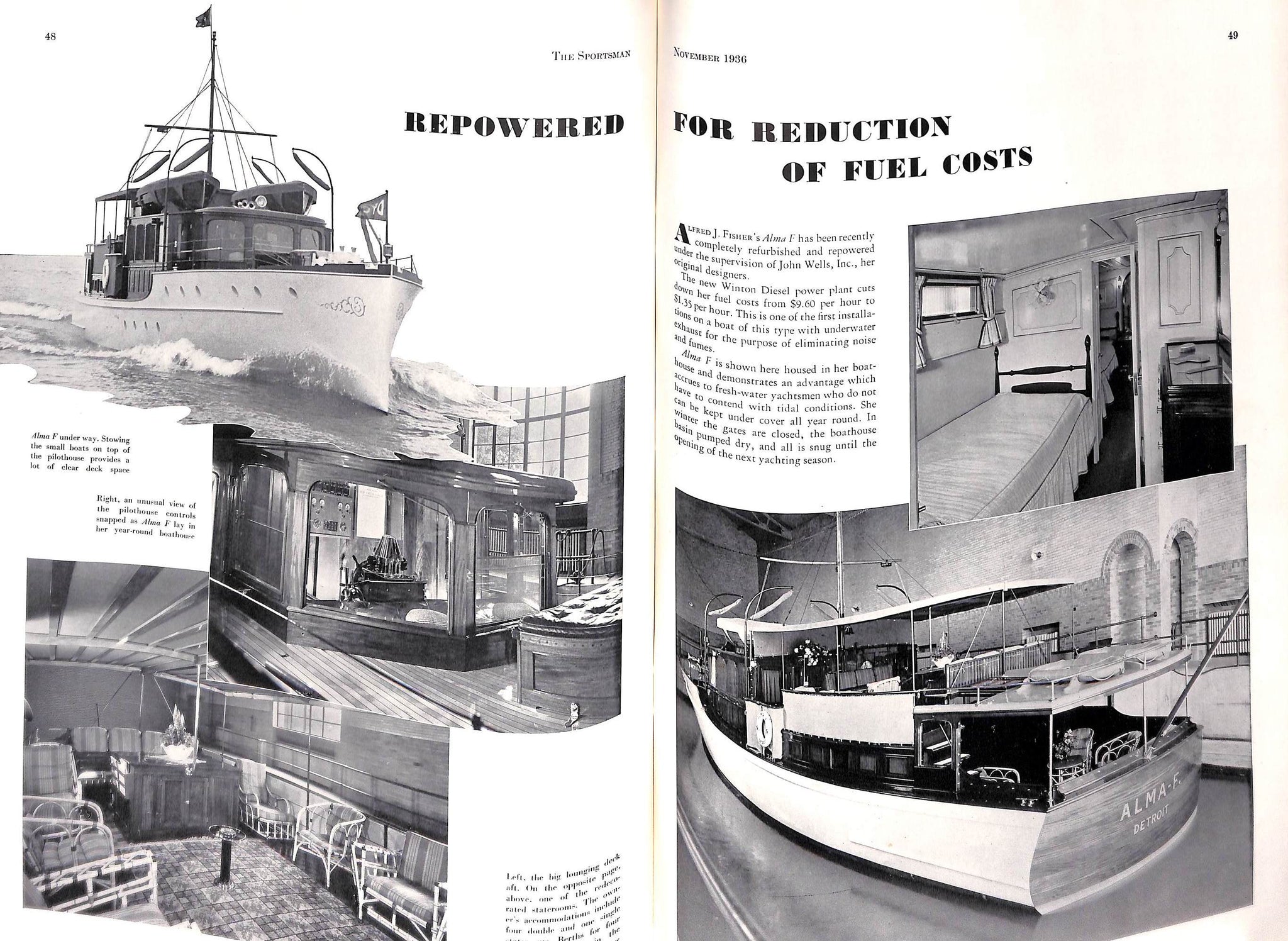 "The Sportsman: November, 1936"