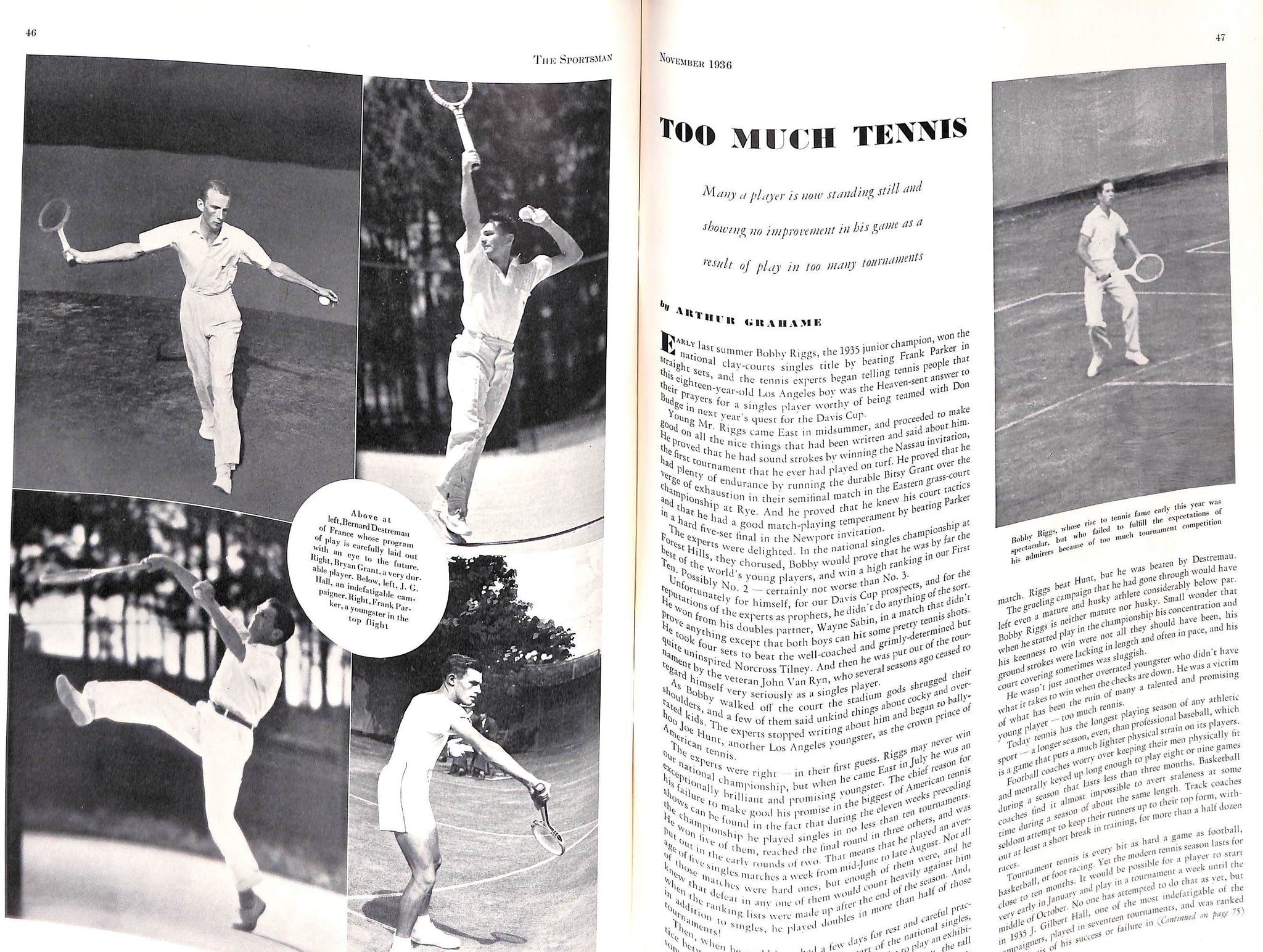 "The Sportsman: November, 1936"