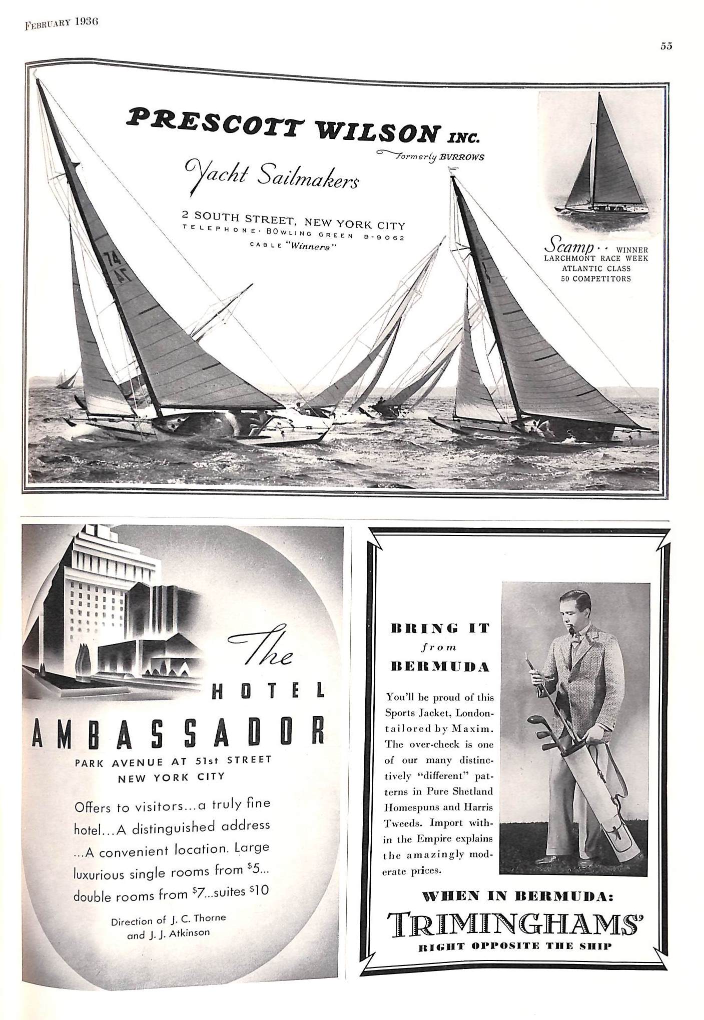 "The Sportsman: February, 1936"