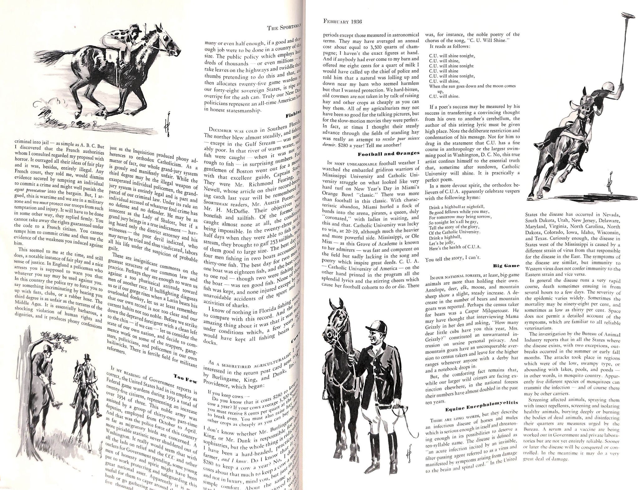 "The Sportsman: February, 1936"