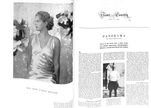"Town & Country Magazine July 15th 1933"