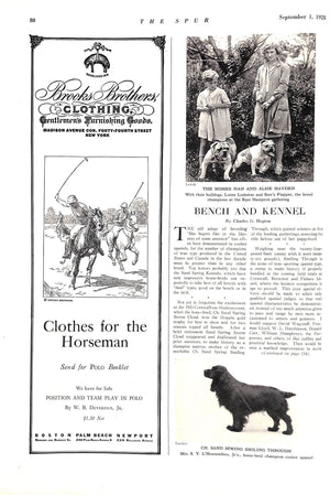 The Spur Magazine September 1, 1928