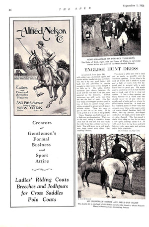 "The Spur Magazine" September 1, 1928 (SOLD)