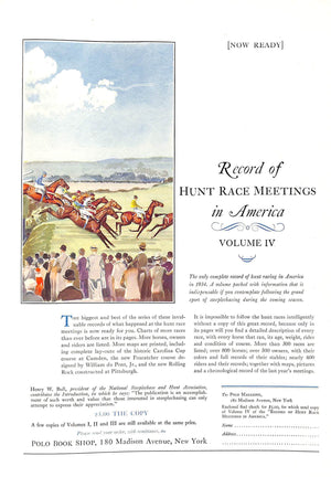 "Polo Magazine May, 1935" VISCHER, Peter [editor]