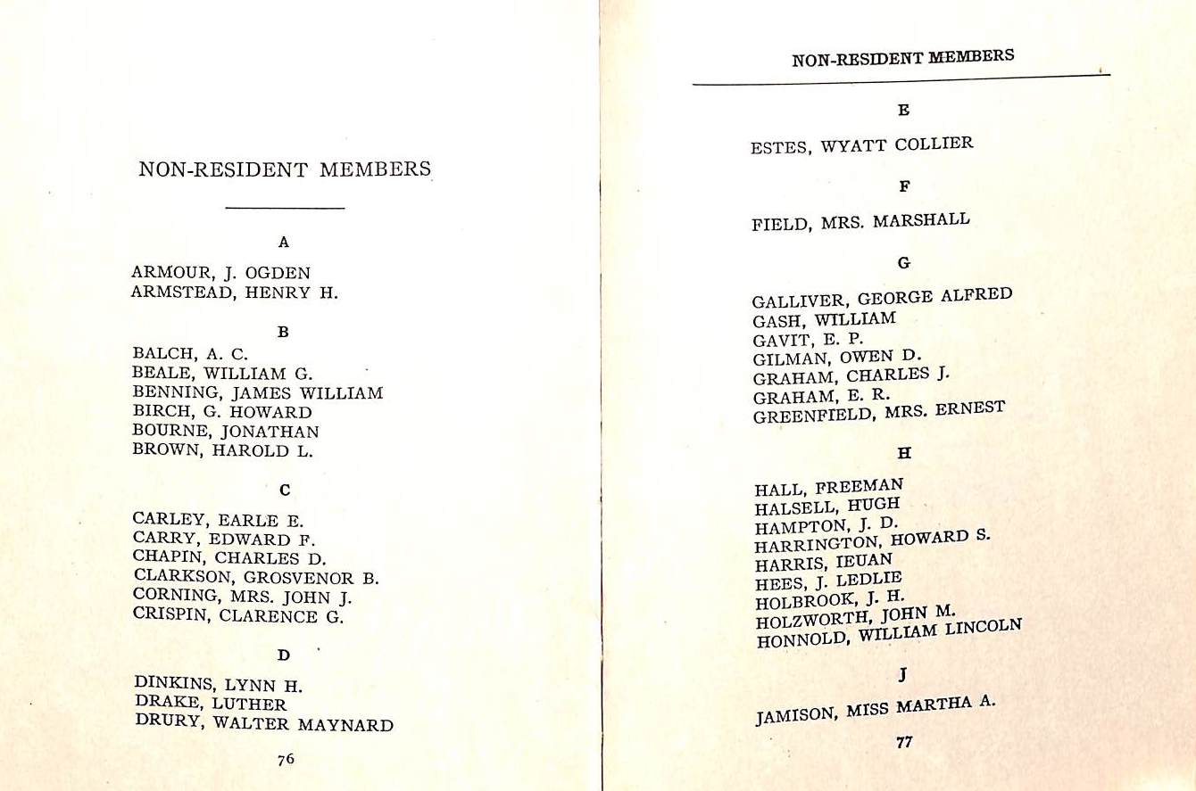"The Sleepy Hollow Country Club" 1921 (SOLD)