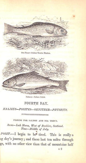 "Salmonia Or Days Of Fly Fishing" 1851 DAVY, Sir Humphry, Bart.