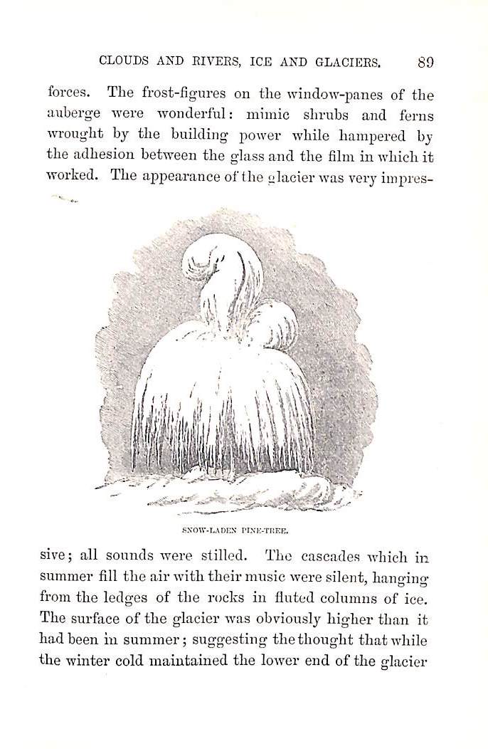 "The Forms Of Water In Clouds & Rivers, Ice & Glaciers" 1892 TYNDALL, John