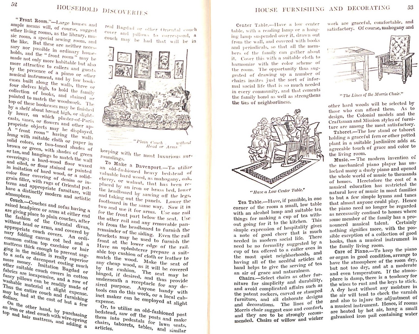 "Household Discoveries And Mrs. Curtis's Cook Book" 1908 MORSE, Sidney and CURTIS, Isabel Gordon
