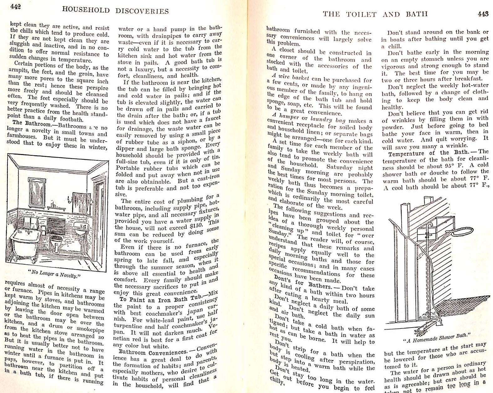 "Household Discoveries And Mrs. Curtis's Cook Book" 1908 MORSE, Sidney and CURTIS, Isabel Gordon