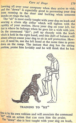 "The Care And Handling Of Dogs" 1950 BAIRD, Jack
