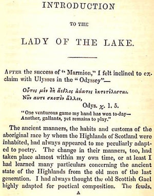 "The Lady Of The Lake" 1873 SCOTT, Sir Walter