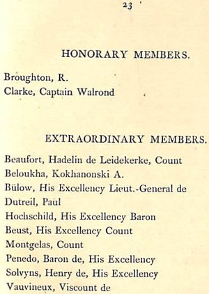 "Marlborough Club Members & Rules A List Of The Committees And Members" 1873