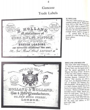 "A Part Of The Holland & Holland Collection w/ A Brief History Of The Company And Notes On Related Subjects" 1976