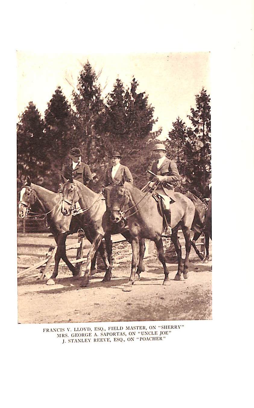 "Foxhunting Recollections" 1928 REEVE, J. Stanley