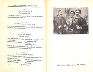 "The Bon Vivant's Companion Or How To Mix Drinks" 1928 THOMAS, Professor Jerry