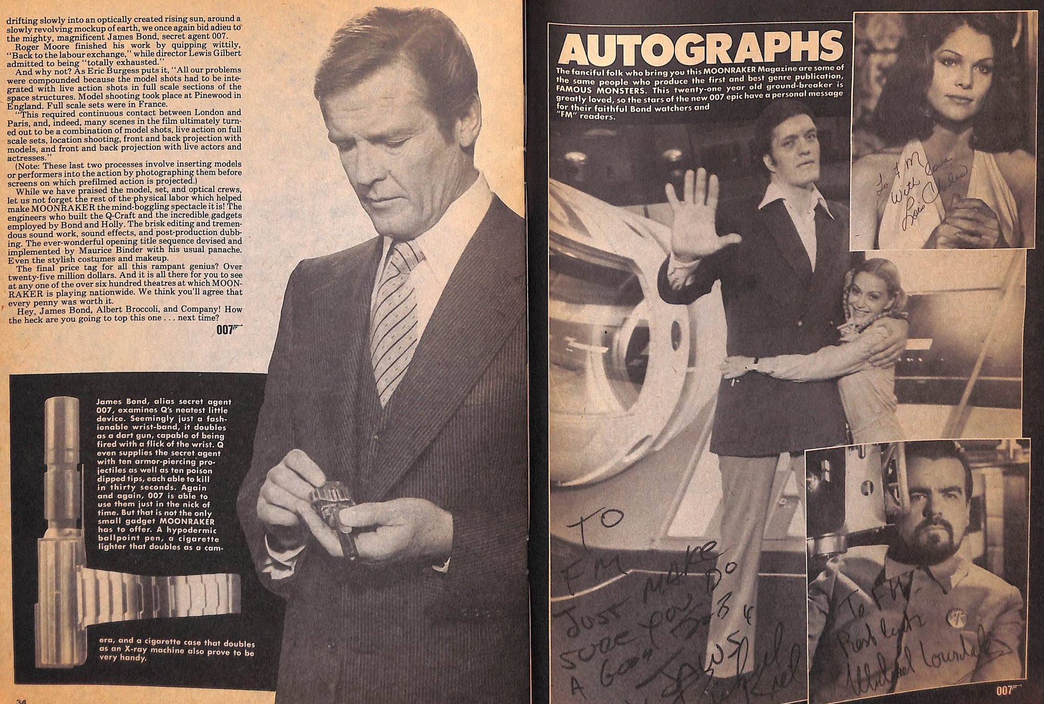 "Moonraker Promo Magazine" 1979 FLEMING, Ian