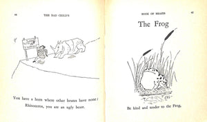 "The Bad Child's Book Of Beasts, Together With More Beasts For Worse Children And Cautionary Tales" 1928 BELLOC H. [verses by] and B.T.B. [pictures by]