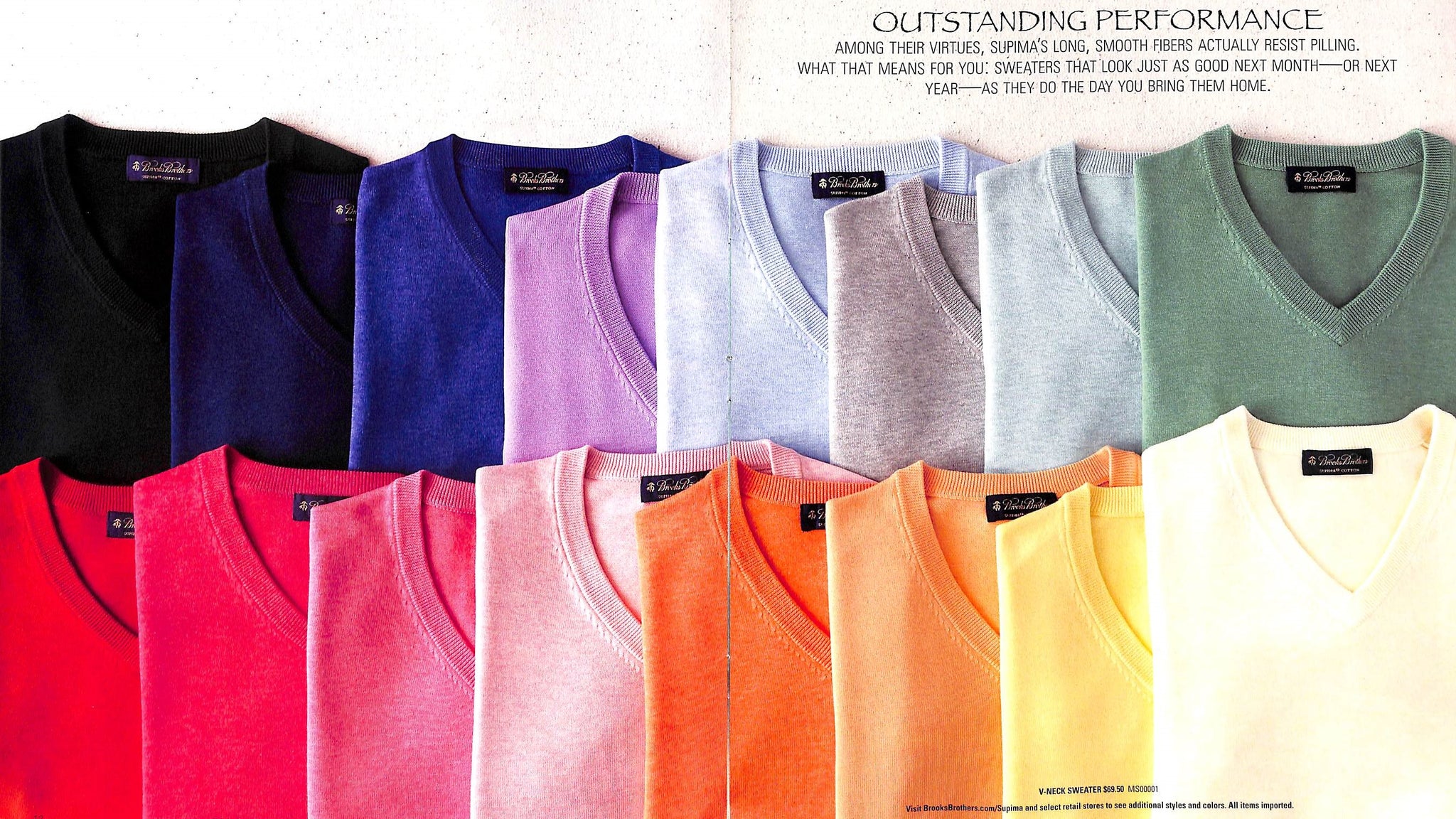 "Brooks Brothers Supima Cotton Collection" 2011