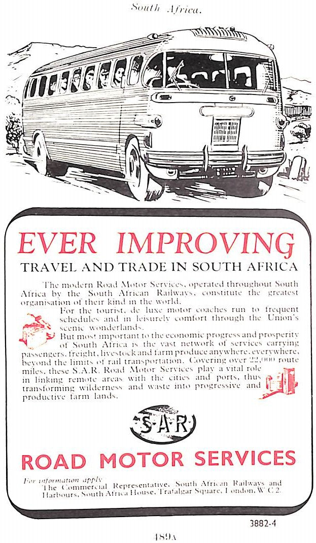 "The South And East African Year Book And Guide with Atlas: 49th Issue" 1949