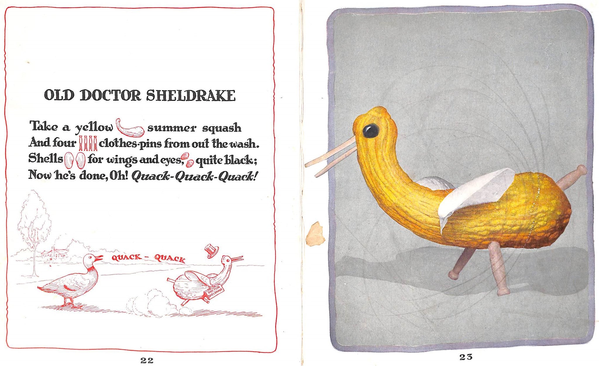 "Kritters Of The Kitchen Kingdom And How To Make Them" 1922 Aunt JO and Uncle GEORGE