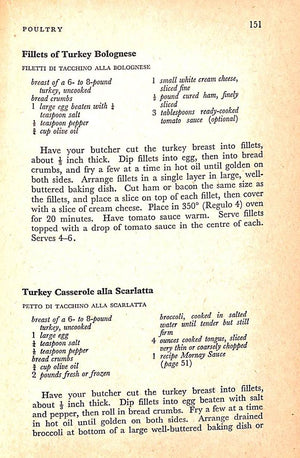 "The Italian Cook Book" 1955 TAGLIENTI, Maria Luisa